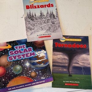 FREE with bundle of at least one purchase: scholastic Weather books